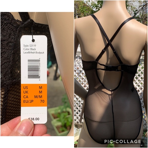 Sam Edelman mesh bodysuit size M - Picture 6 of 6